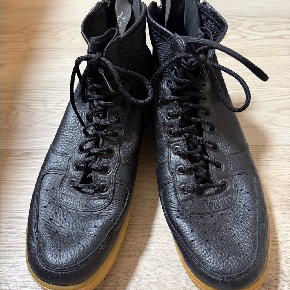 Nike SF Air Force 1 Mid Shoes Mens Sz 11.5 Black Gum Utility Sneakers 917753-003 - Picture 3 of 9